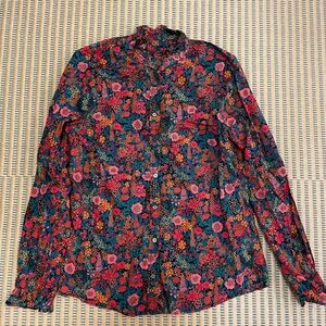 J. Crew liberty ruffle collar blouse